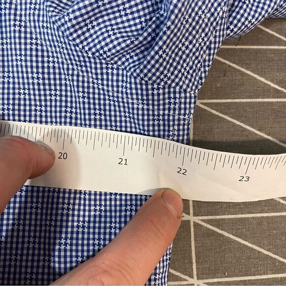 BUGATCHI Men’s Dress Casual Shirt Logo Embroidery Goosehead print 16 34/35 - Picture 11 of 13